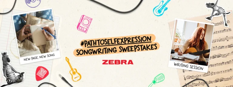 Zebra Pen’s #PathToSelfExpression Sweepstakes Returns as a National Platform for Songwriters and a Defining Moment in Music Advocacy