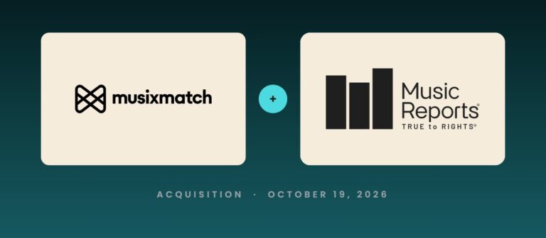 Musixmatch acquires Music Reports, Inc.
